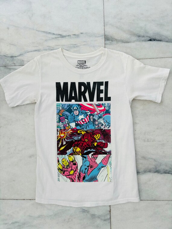 Vintage Rare Marvel Comics Superhero Graphic T Sh… - image 3