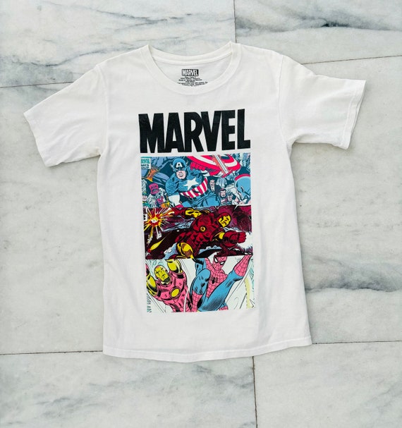 Vintage Rare Marvel Comics Superhero Graphic T Sh… - image 1