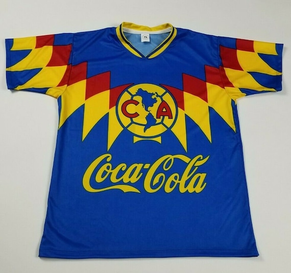 Club America Jersey Las Aguilas Blue Retro Soccer Jersey - Etsy