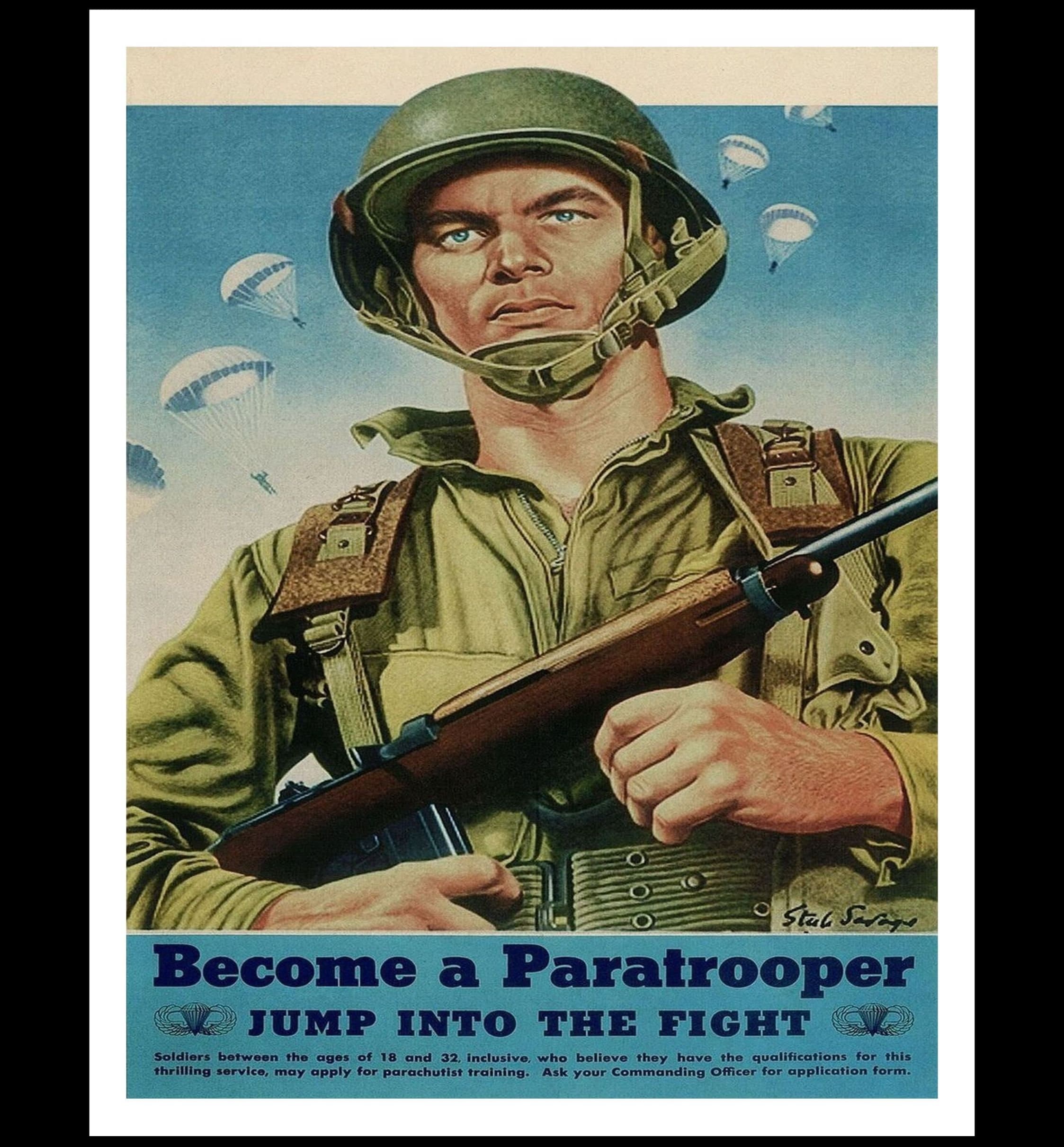 World War 2 Army Poster