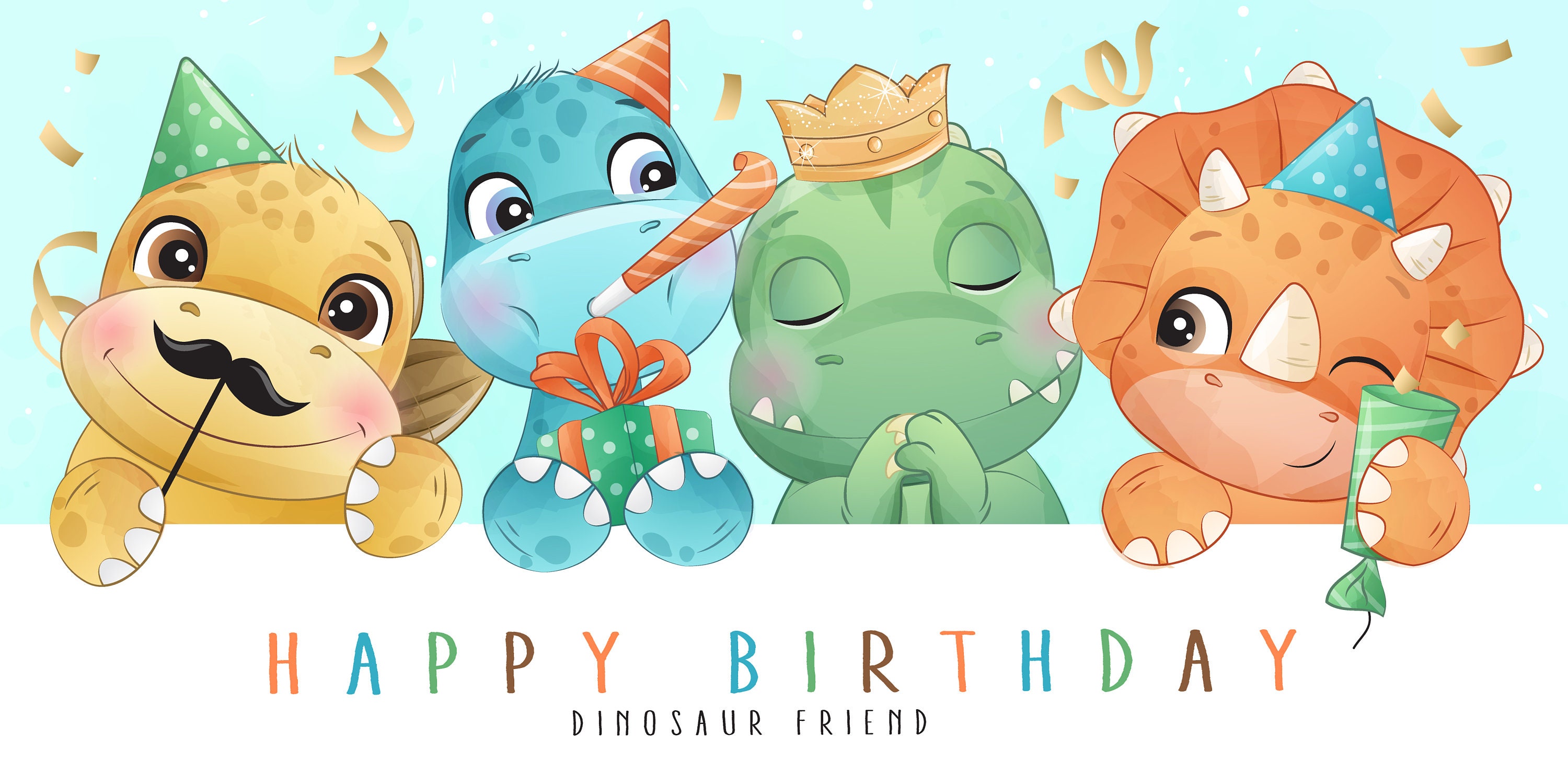 Cute Dinosaurs Clipart