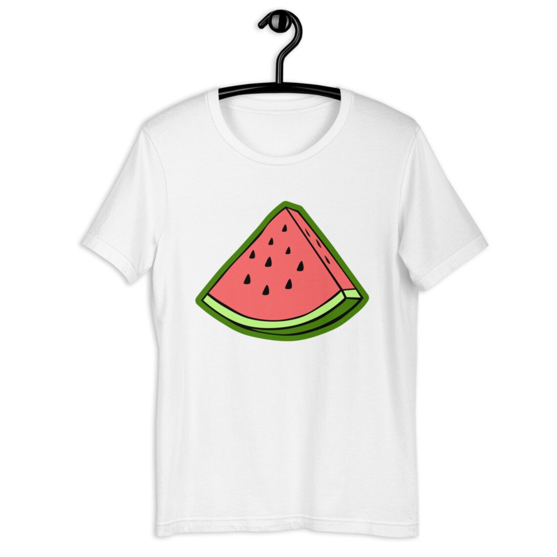 Watermelon Cartoon Art Sticker Gift Unisex T-Shirt | Etsy