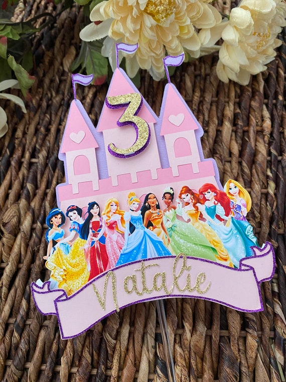 Disney Princess cake topper Disney Princesses cake topper | Etsy