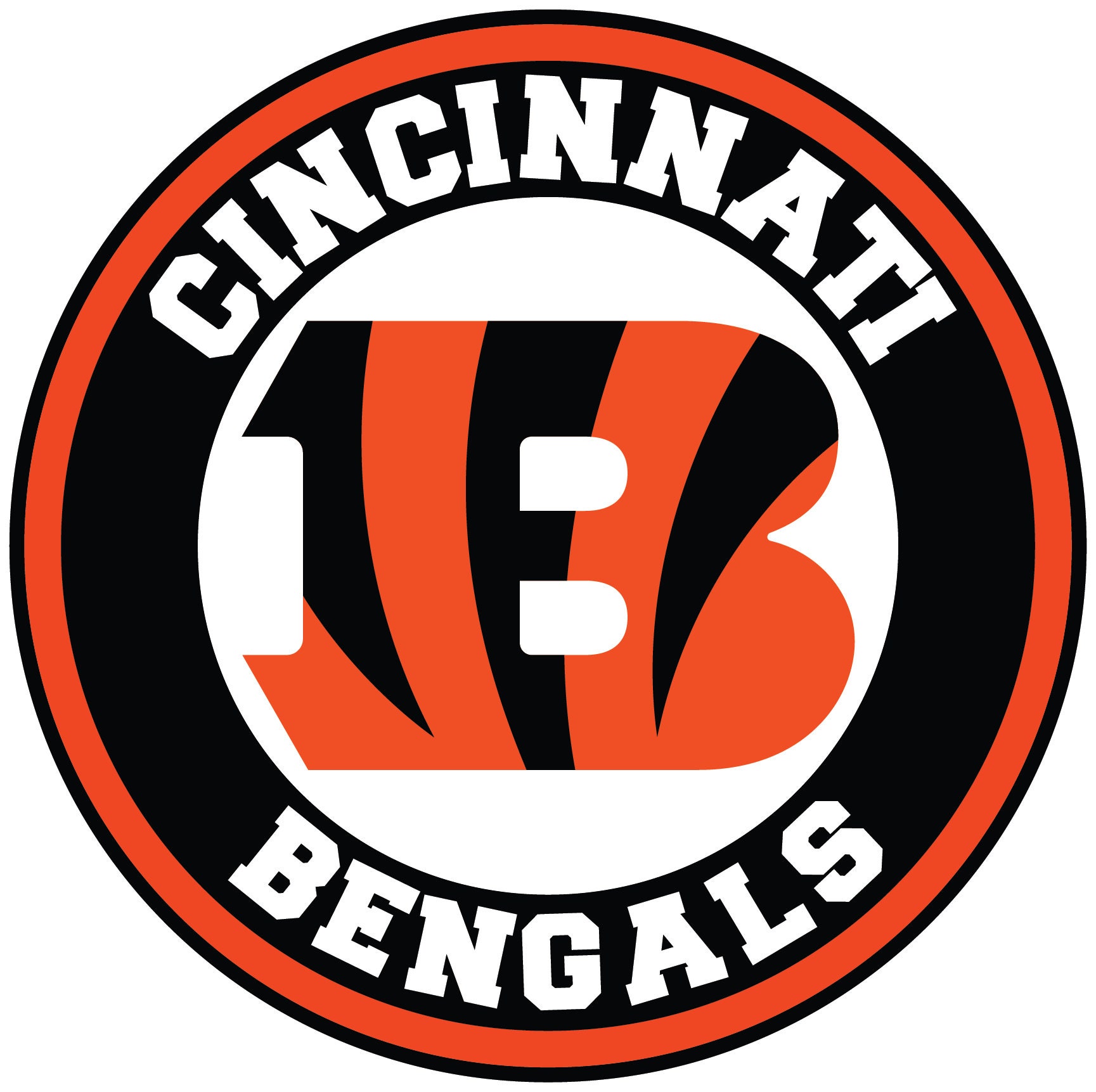 Cincinnati Bengals Circle Logo CUSTOMIZABLE Bengals Logo Etsy Denmark