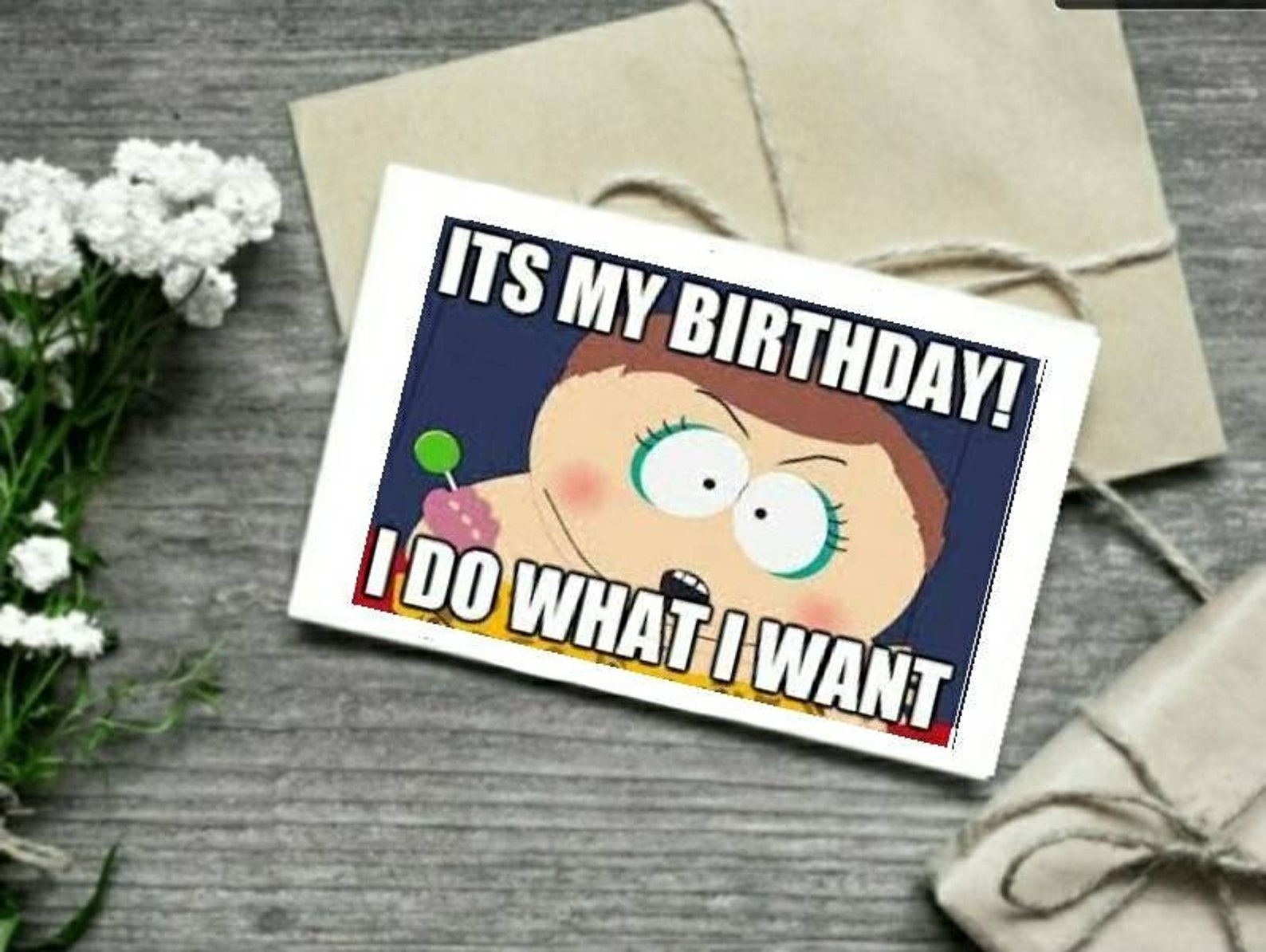 Southpark Birthday Card - Etsy