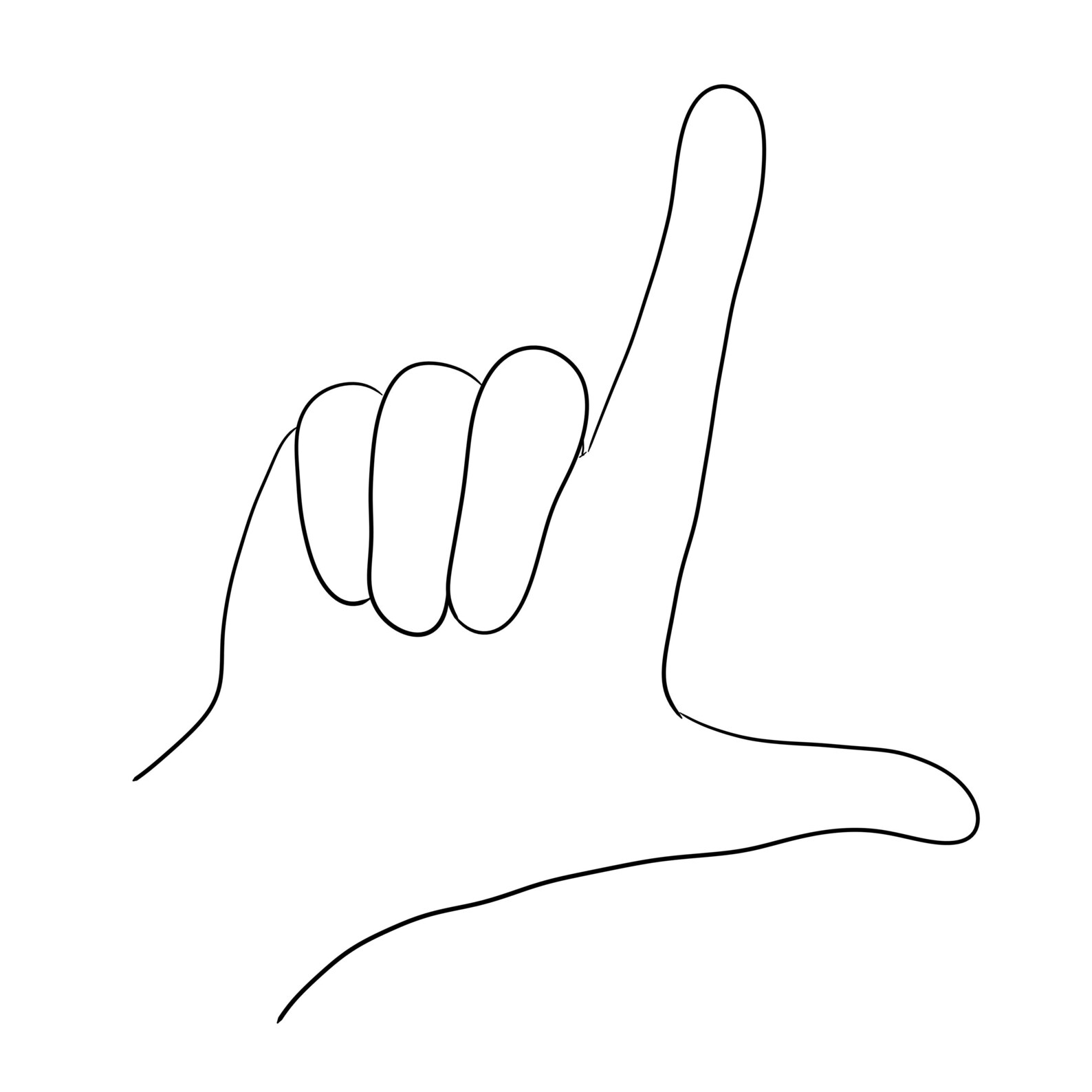 Digital Download: Loser Hand Gesture Vector Image - Etsy