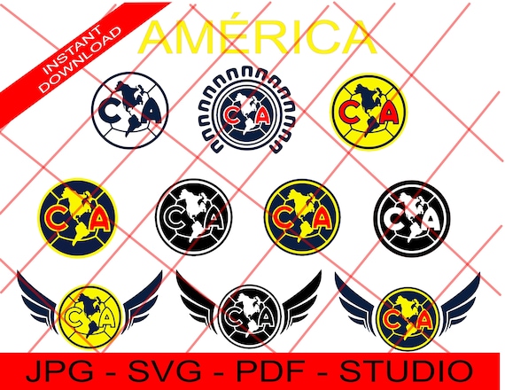 Club De Futbol America Las Aguilas Del America Mexican - Etsy