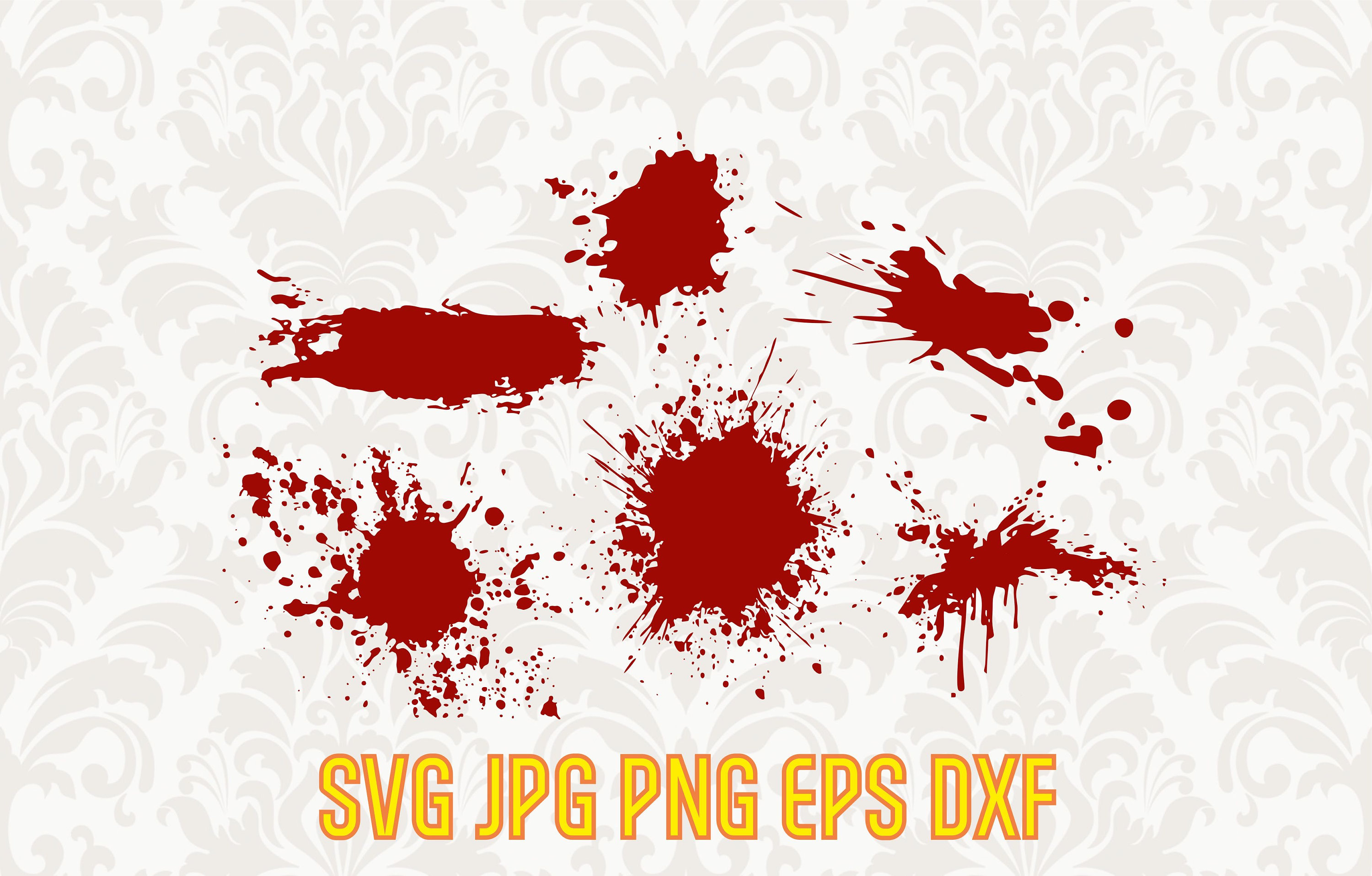 Blood Splatter Svg Vampire Blood Drip Svg Horror Svg Scary Etsy Images ...