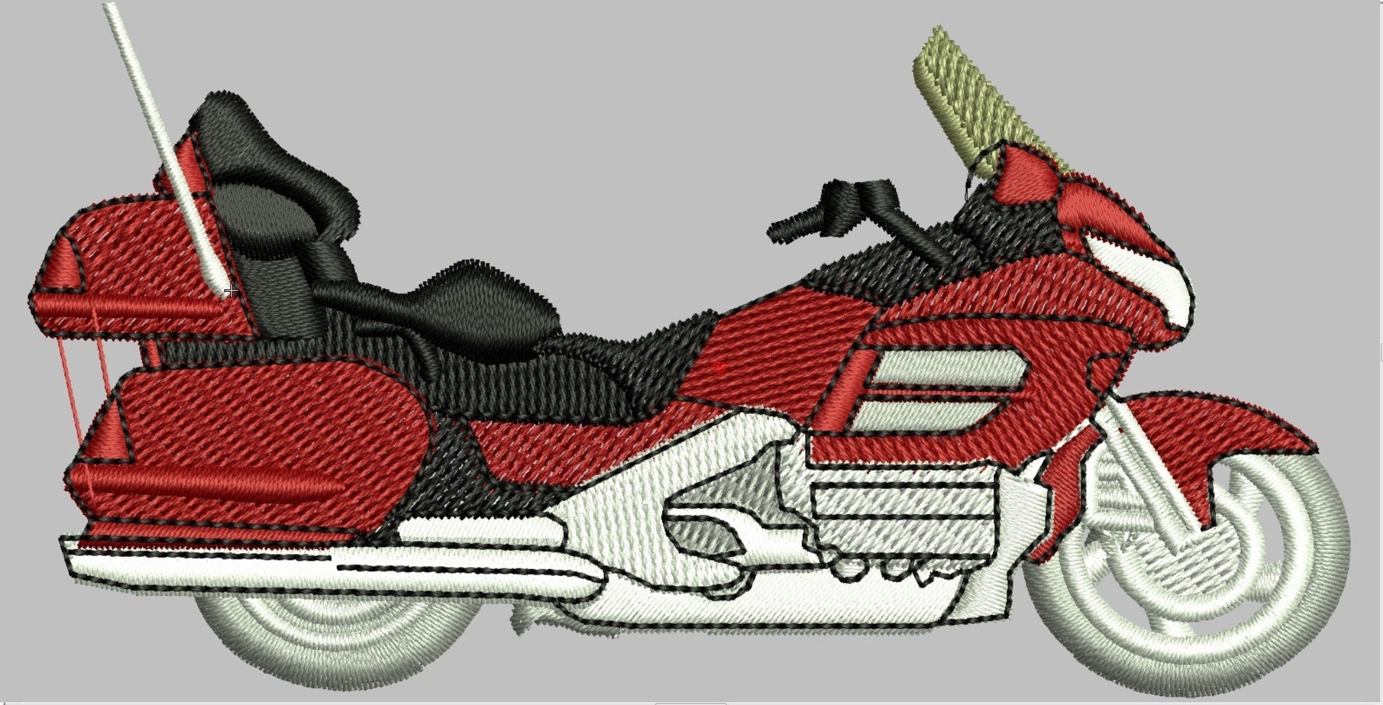 Motorcycle Machine Embroidery Designs | Embroidery