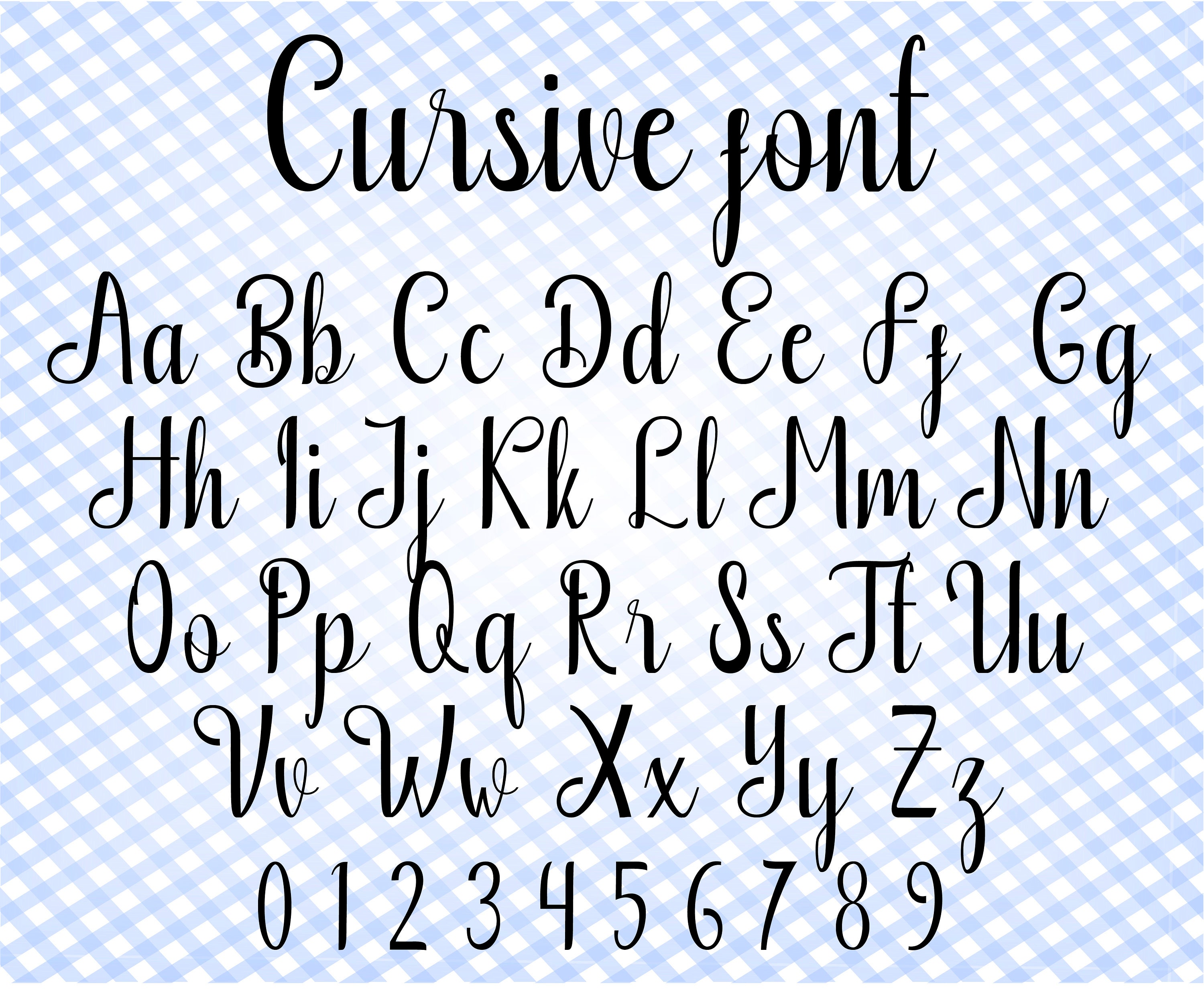 Cursive Calligraphy Free Font SVG