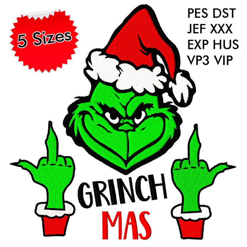 Grinch Hand Middle Finger - Etsy