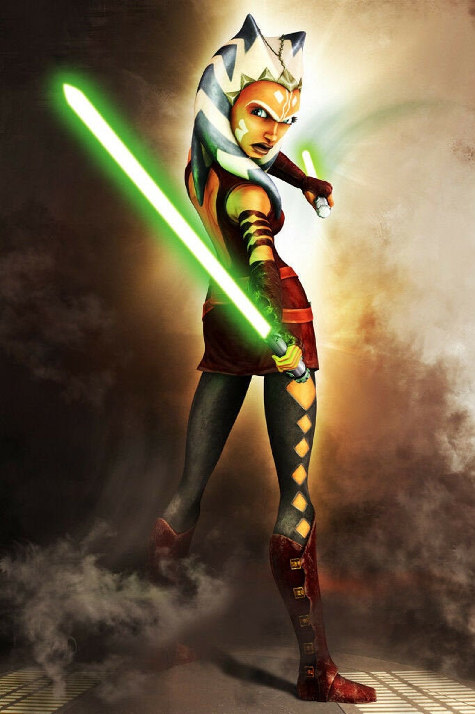 Ahsoka New Poster Of The Star Wars Original Series Art Decor Poster ...