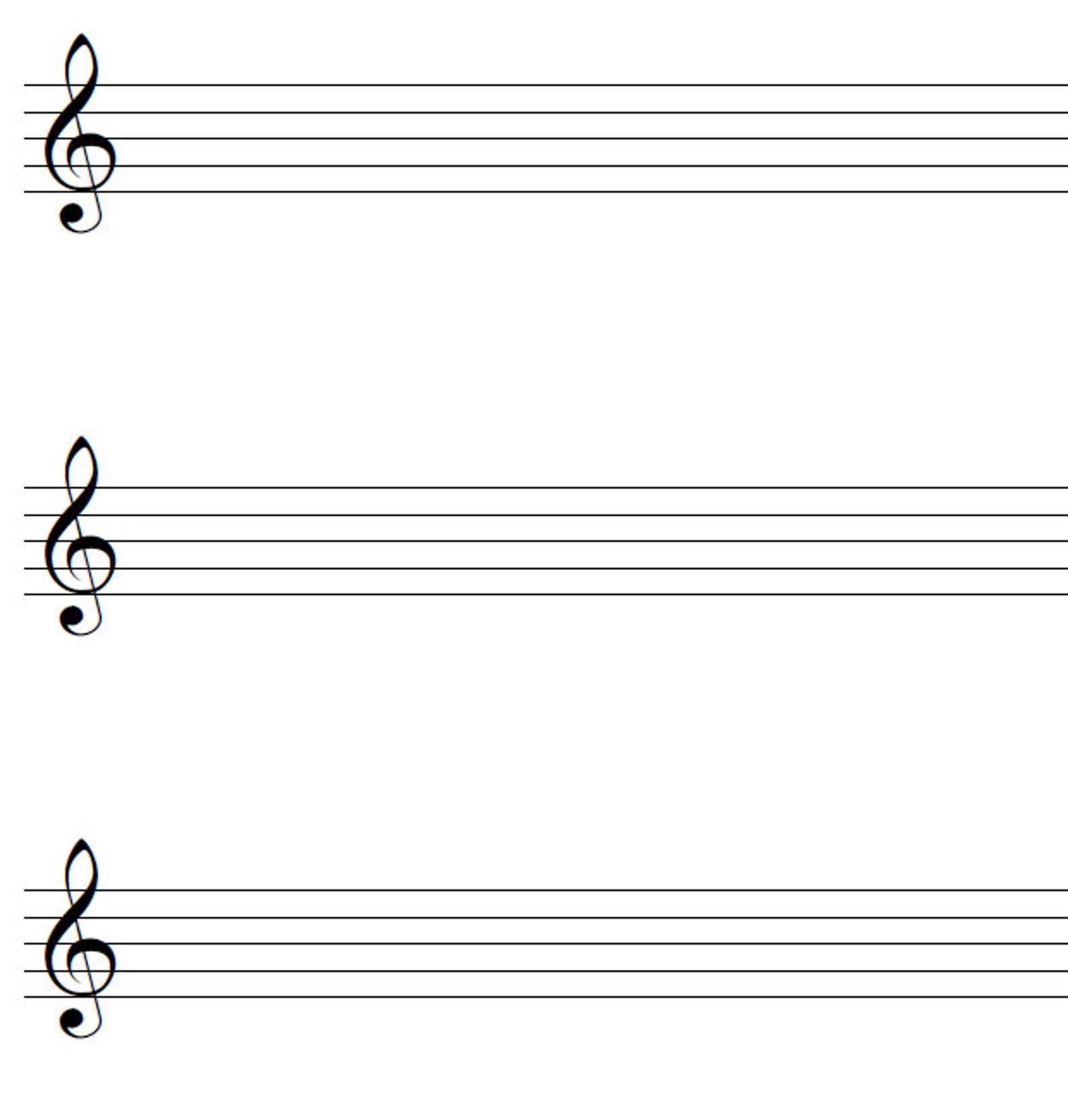 Printable Blank Music Sheets For Piano