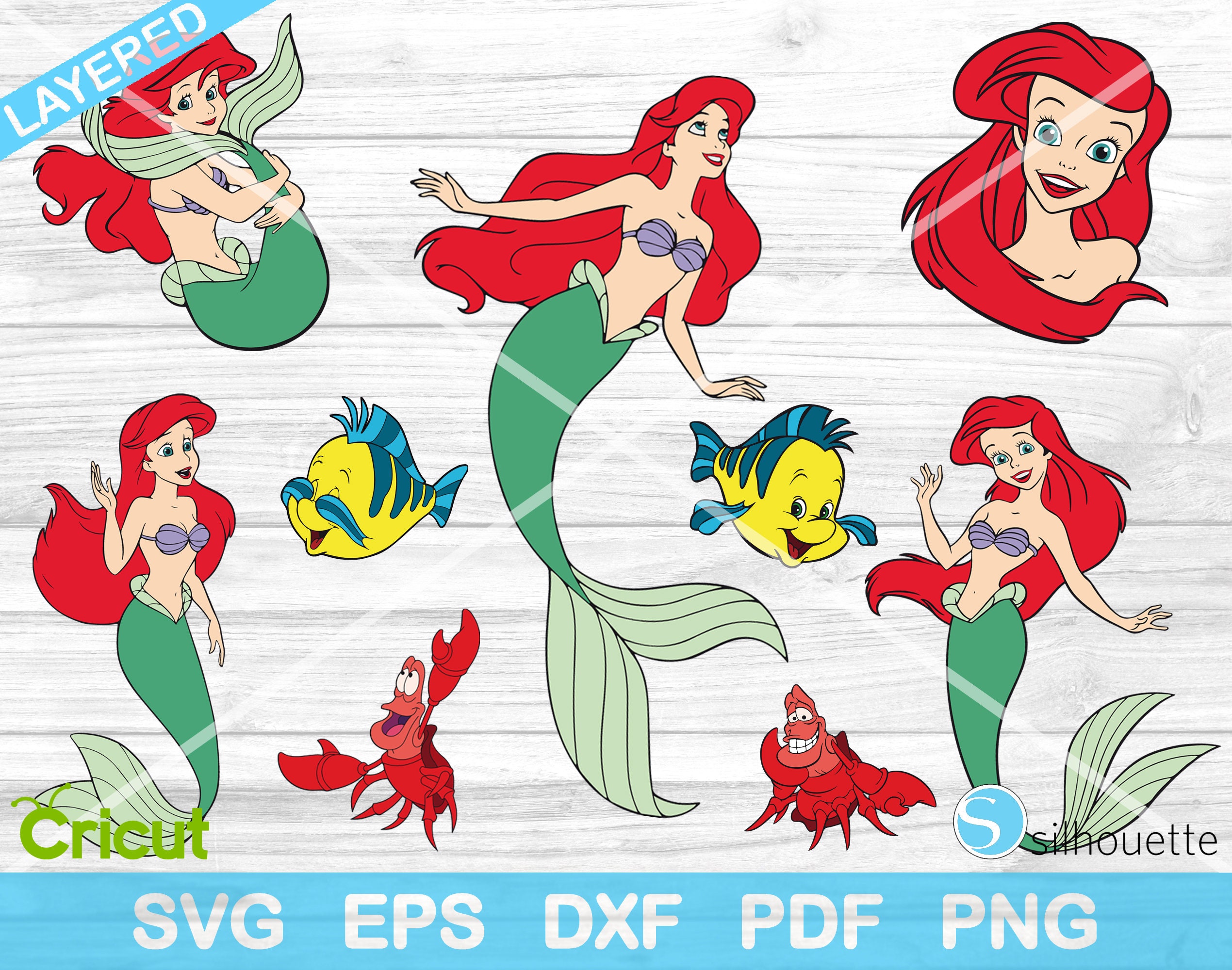 Little Mermaid SVG