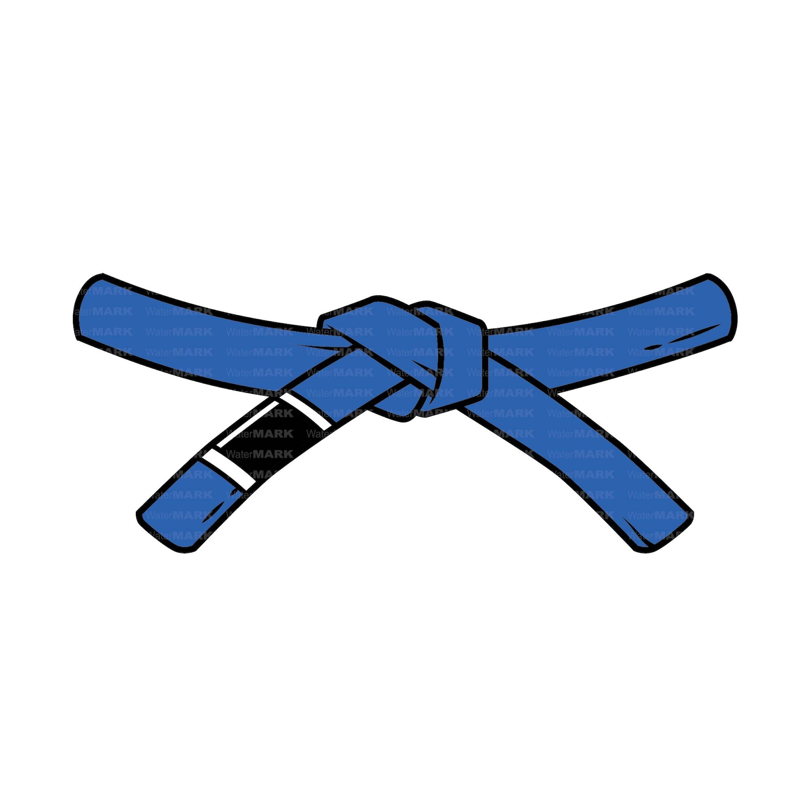 Jiu Jitsu Svg Files BLUE BELT Graphic Drawing Brazilian - Etsy