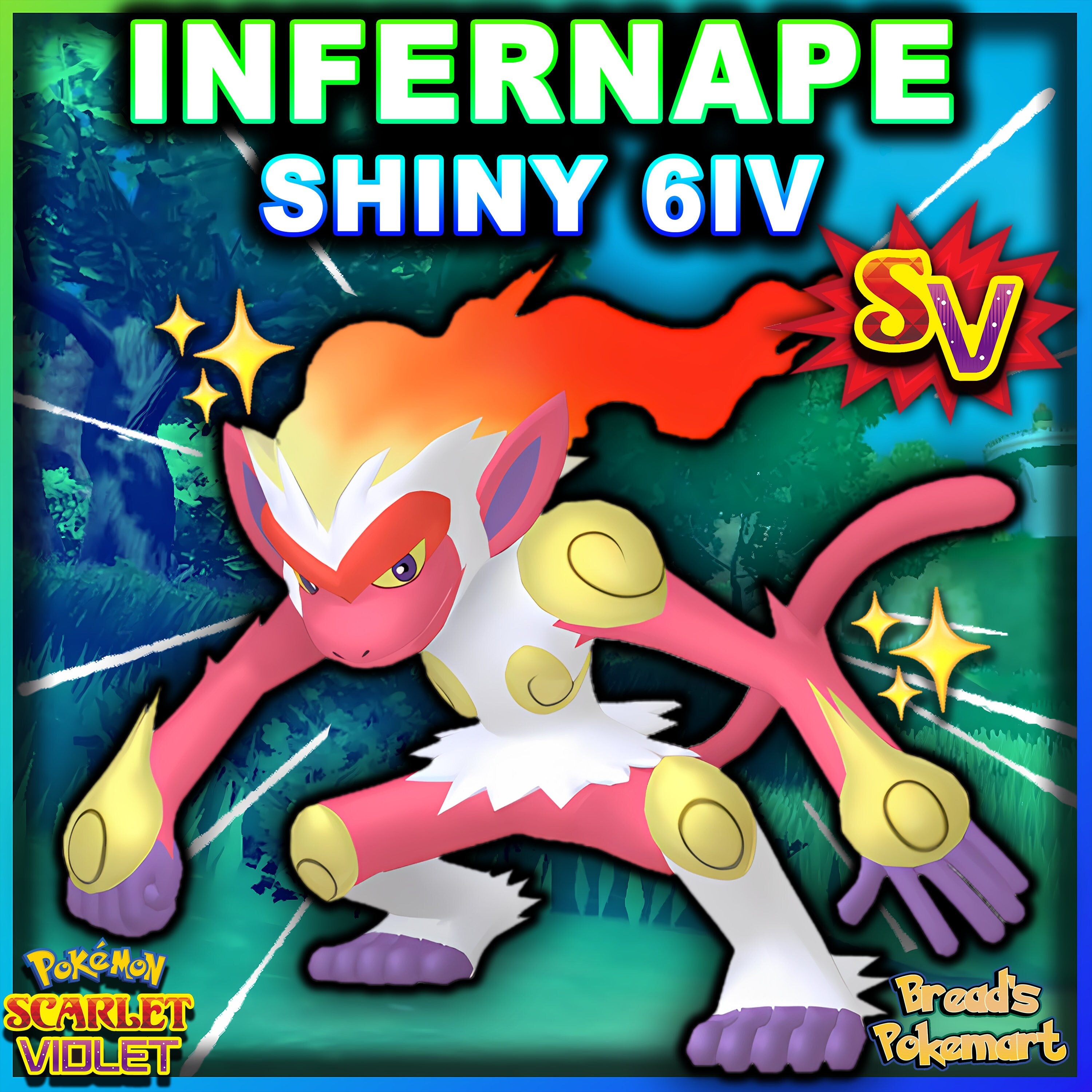 Shiny Infernape Pixelmon