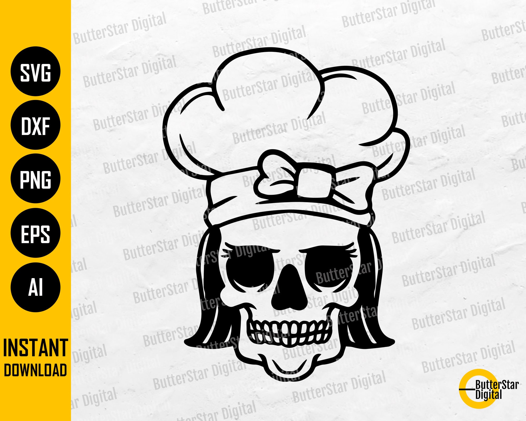 Chef Skull Svg Master Chef Svg Chef Logo SVG Chef Tools Svg Restaurant ...