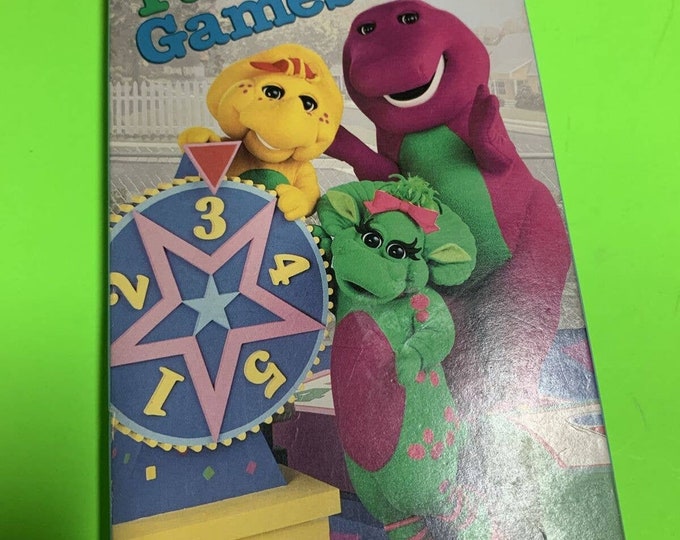 Barney's Fun and Games VHS 1996 Lyons Group Sing Along - Etsy