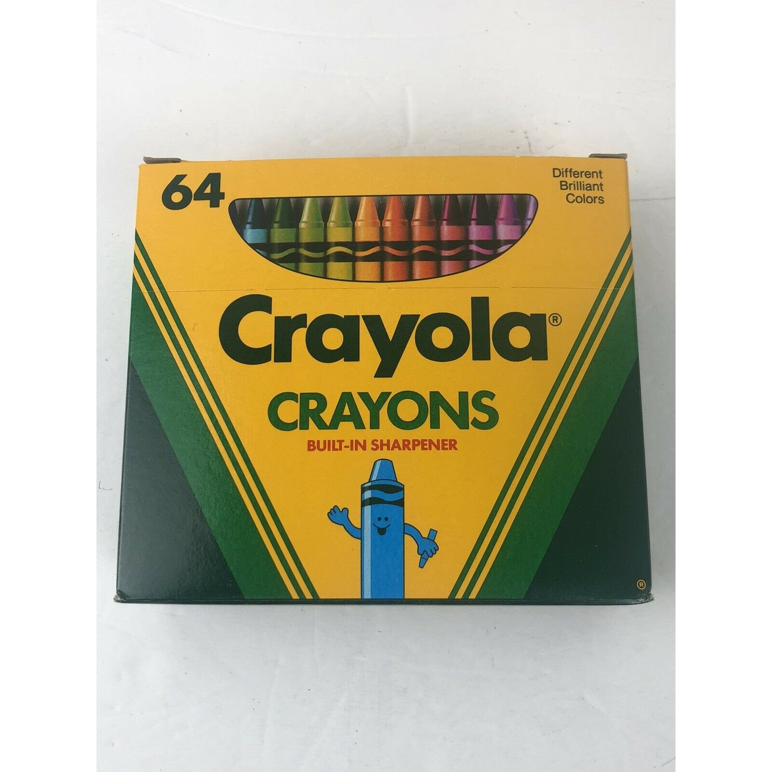 1990s CRAYOLA CRAYONS W/ Box Sharpener Unused Retired Indian | Etsy