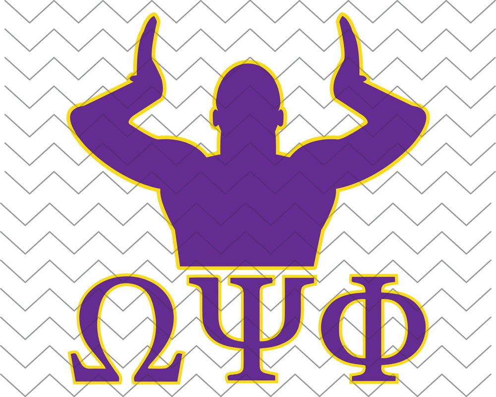 Omega Psi Phi 1911 Svg Png Dxf Greek Fraternity Svg Q Dog Etsy