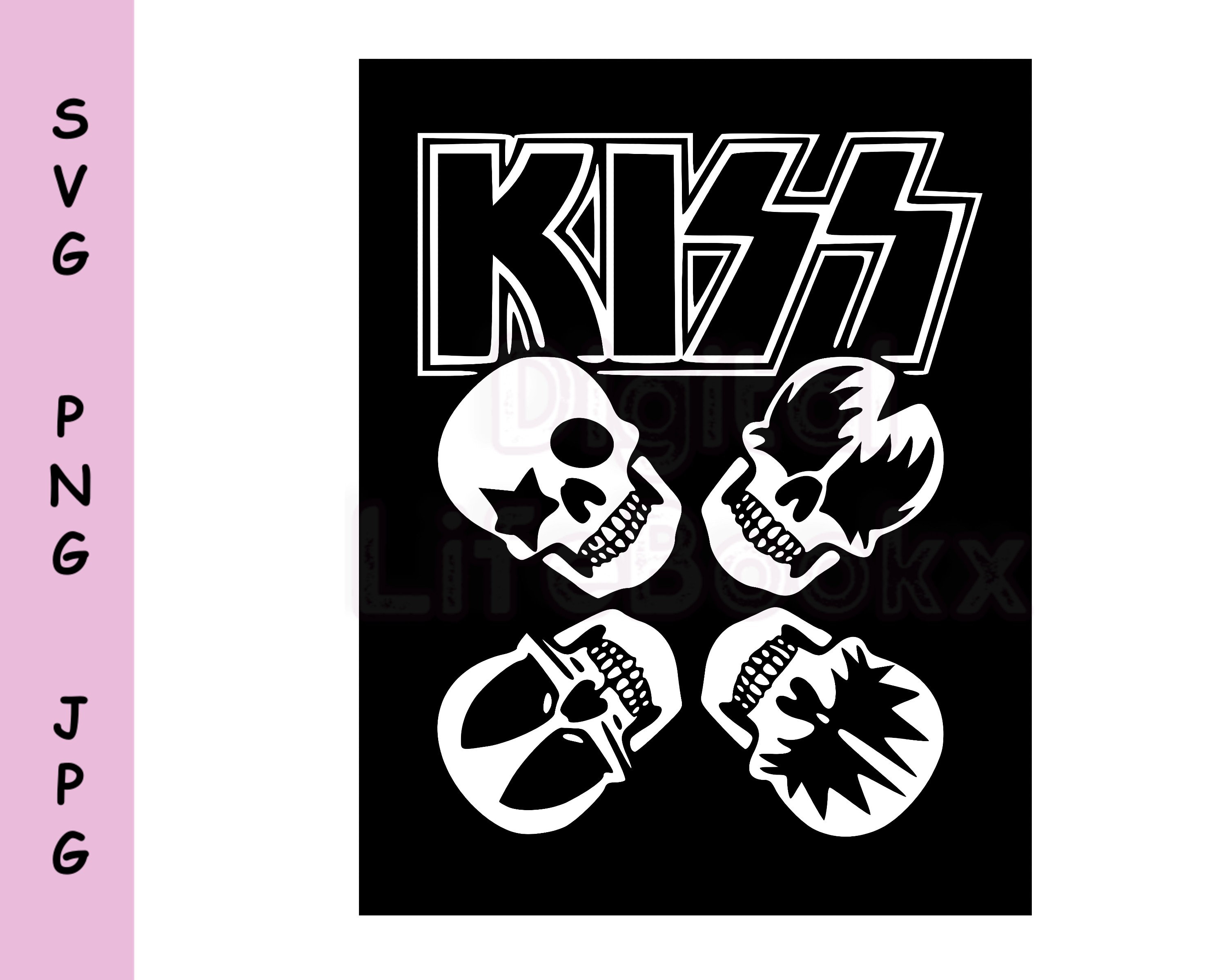 Kiss Svg Kiss Band Svg Kiss Shirt Svg Cut File Cricut Svg Png Art | The ...