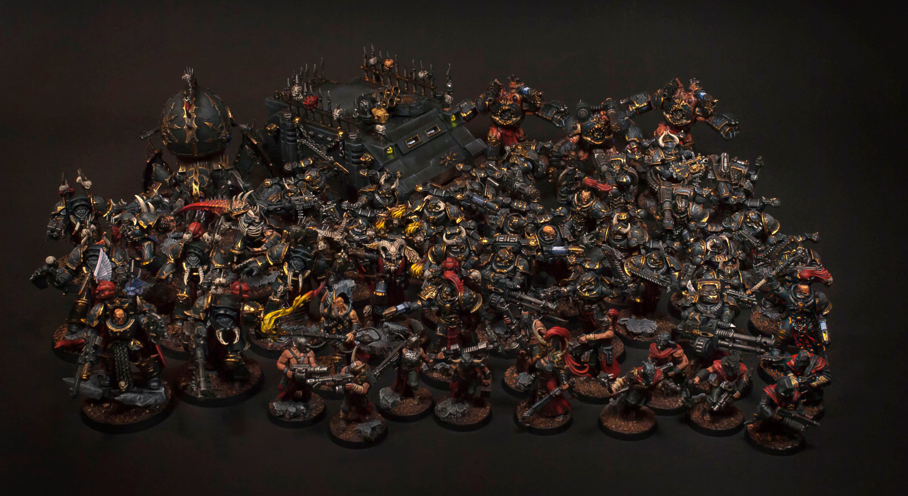 Warhammer 40K Chaos Space Marines Army-