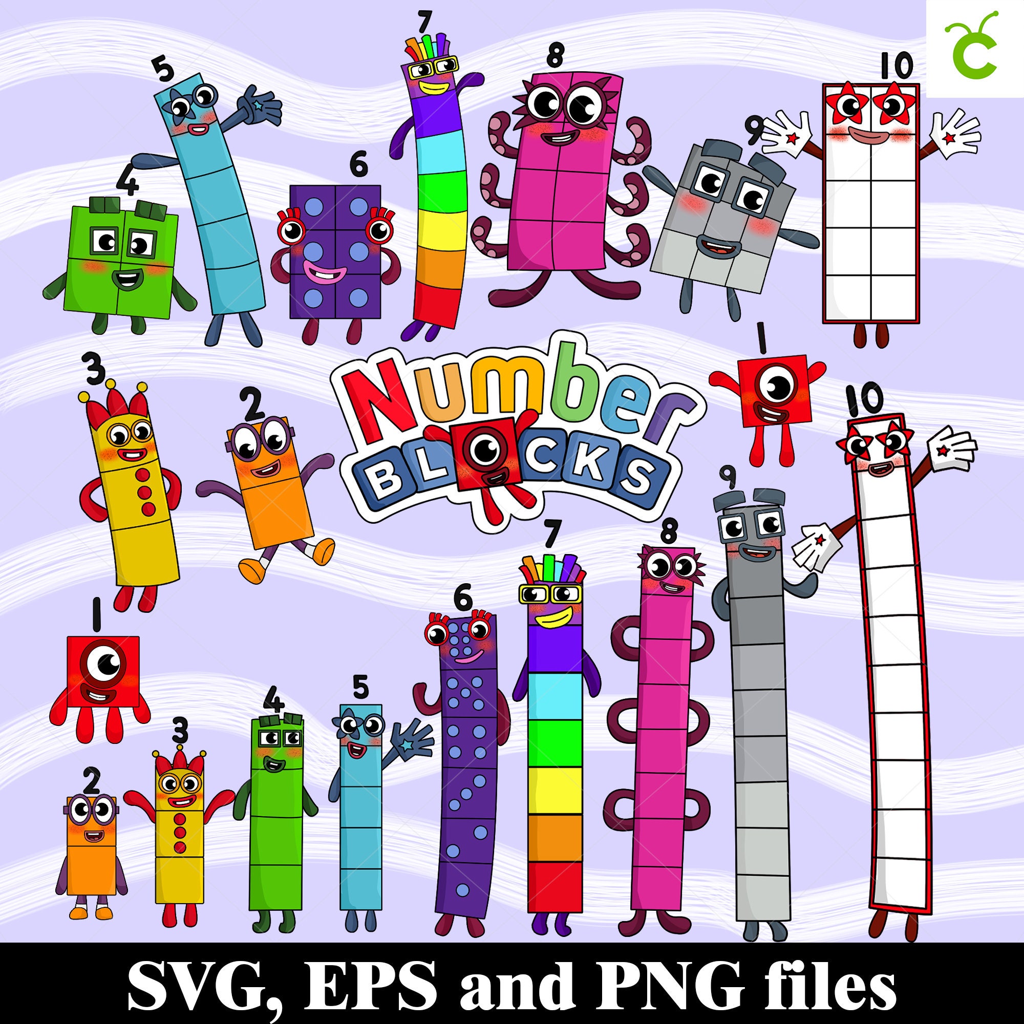 Printable Block Numbers