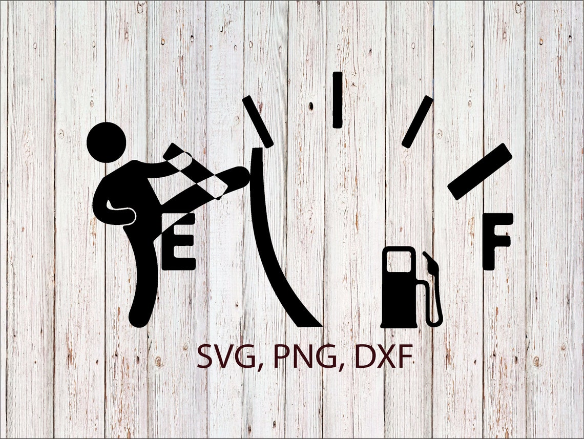 Gas Gauge SVG Funny svg File for Circuit Silhouette DXF | Etsy