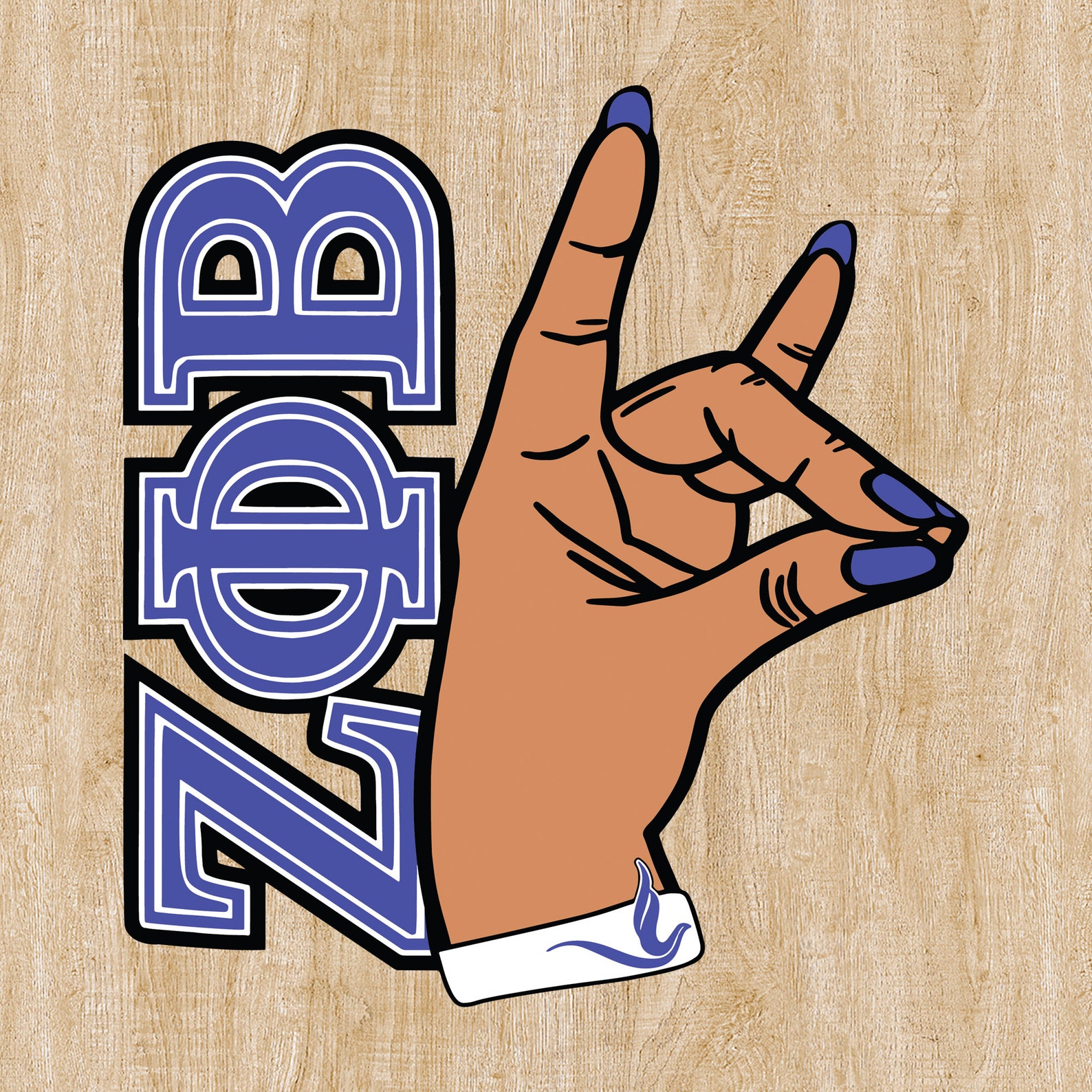 ZETA PHI BETA Hand Sign Svg Zeta phi beta Svg Hand Sign Svg | Etsy