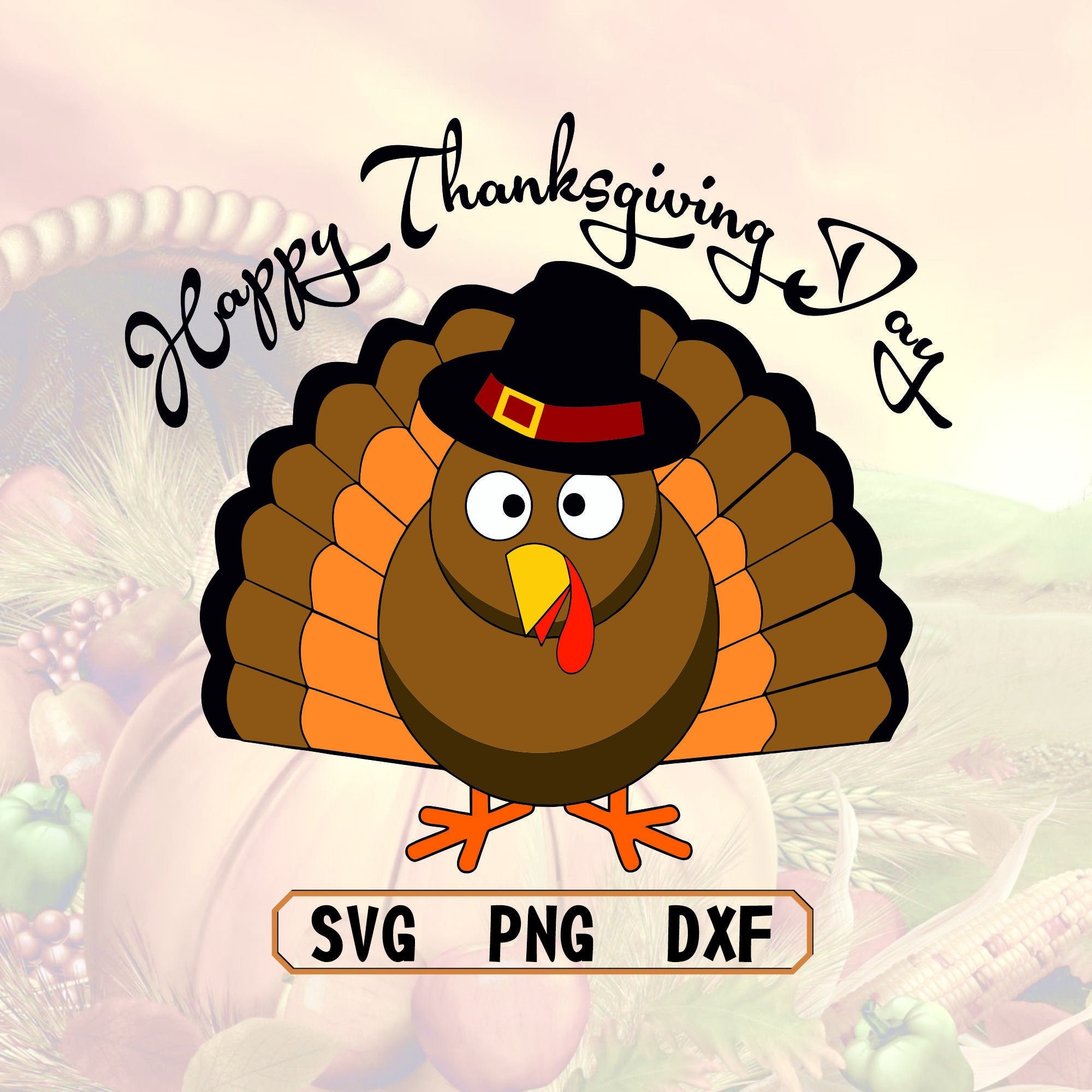 Happy Thanksgiving Day Svg Turkey Svg Grateful Thankf - vrogue.co