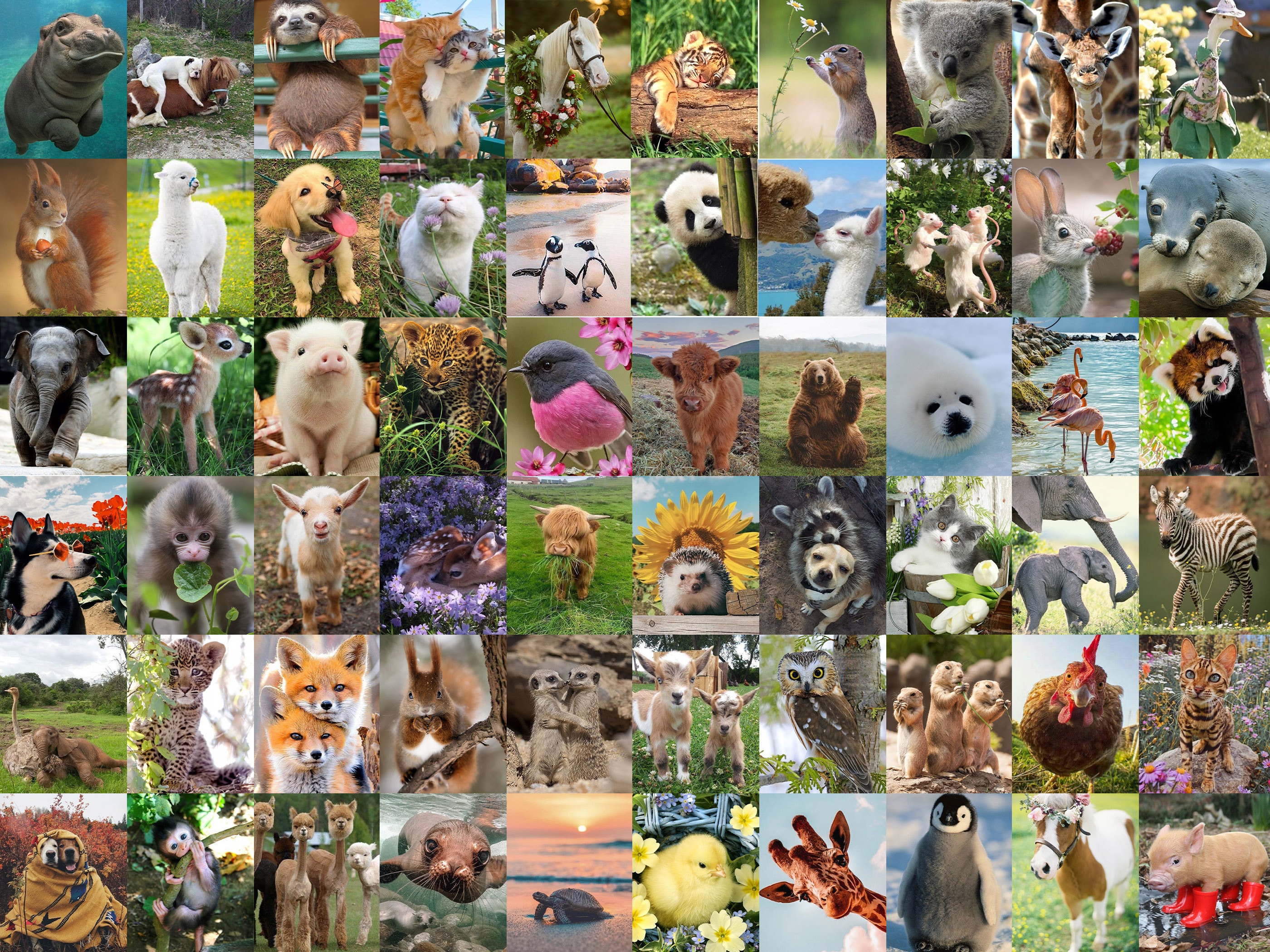 Animals Collage Pictures