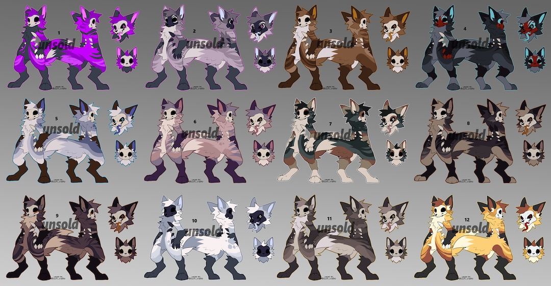 Cheap Furry Skullbeasts Skull Dogs Adoptable Fursona - Etsy