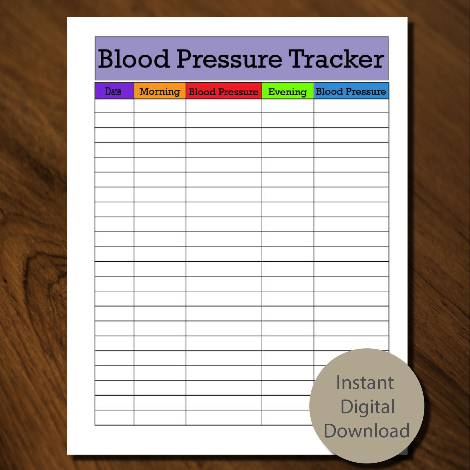 Blood pressure record keeping chart printable - transper