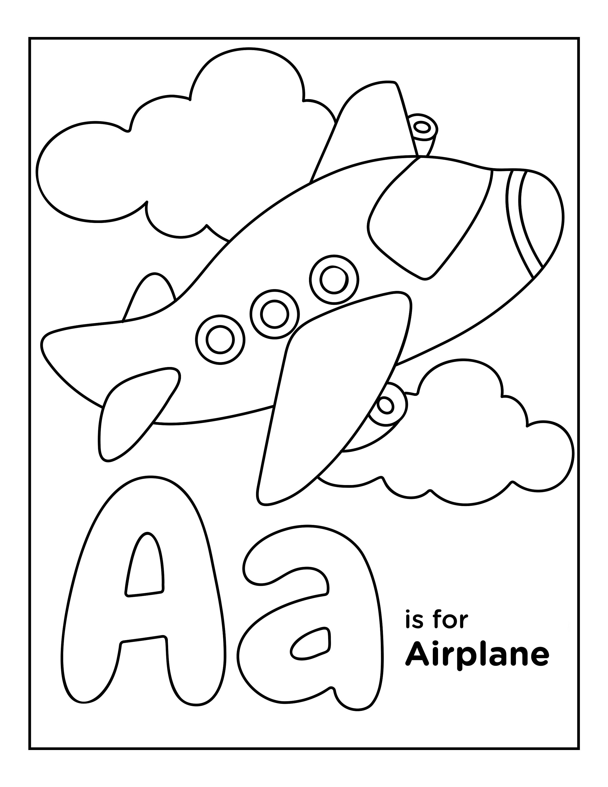 My A To Z Coloring Book Letter A Coloring Page Alphabet Crafts – NBKomputer image.