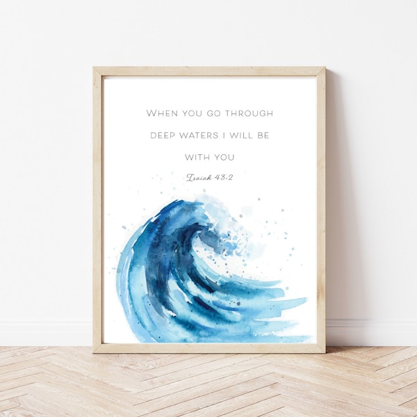 Through Deep Waters - Etsy