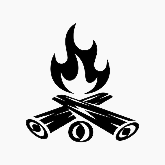 Campfire. Svg Png Eps Dxf Cut Files. - Etsy