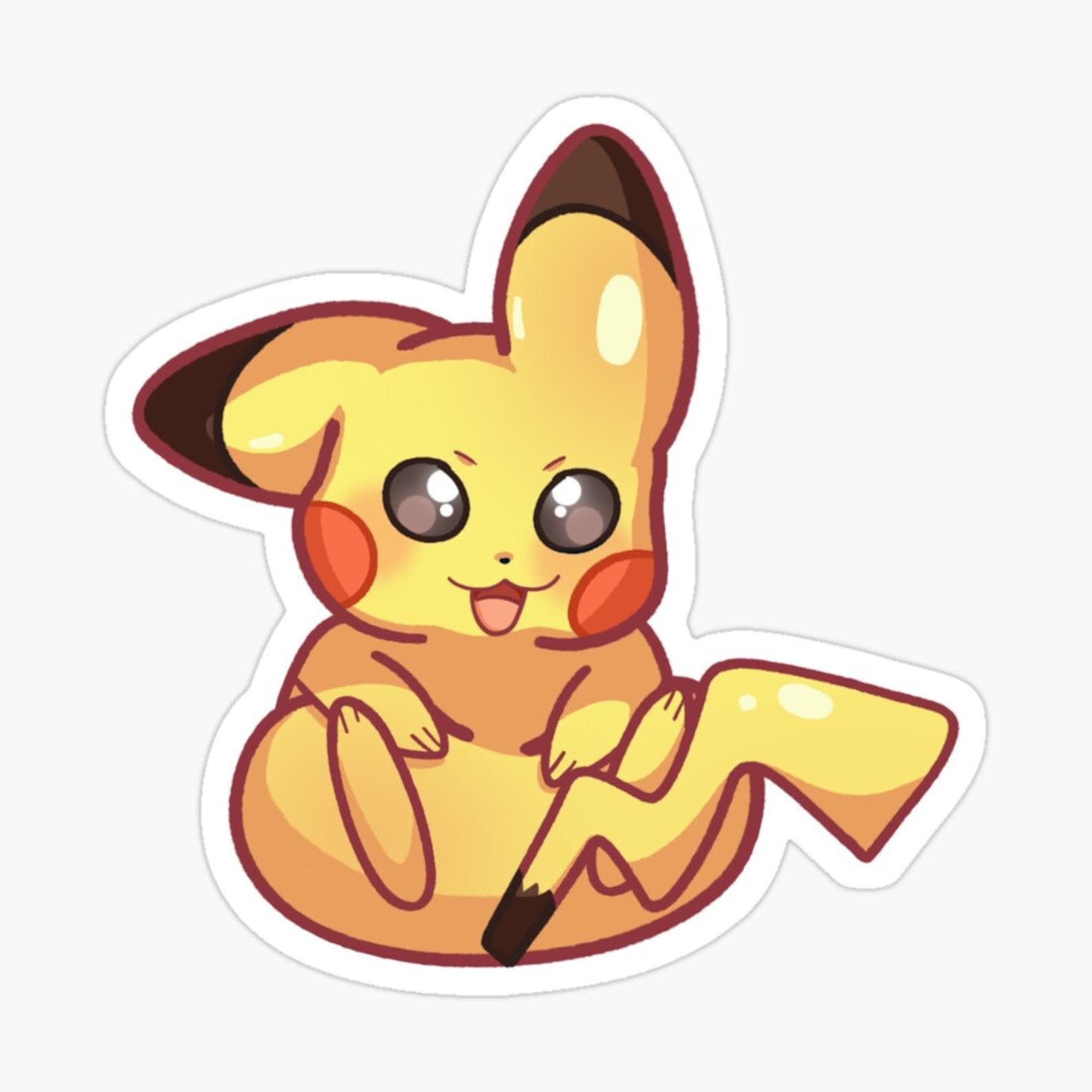 Starter 025 / Pikachu Sticker - Etsy