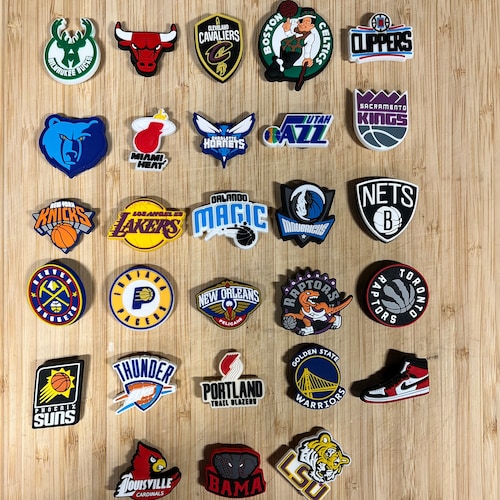 NBA Croc Charms / Jibbitz Bucks Lakers Heat Celtics Suns - Etsy New Zealand