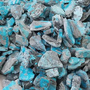 Turquoise With Pyrite Rough Slabs, Blue High Quality %100 Natural Stones, No Treatment, Suitable For Cabbing, Carving or Jewelry Making