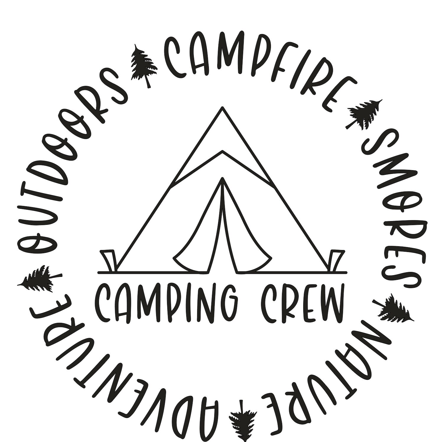 Camping Crew SVG/PNG Digital File - Etsy