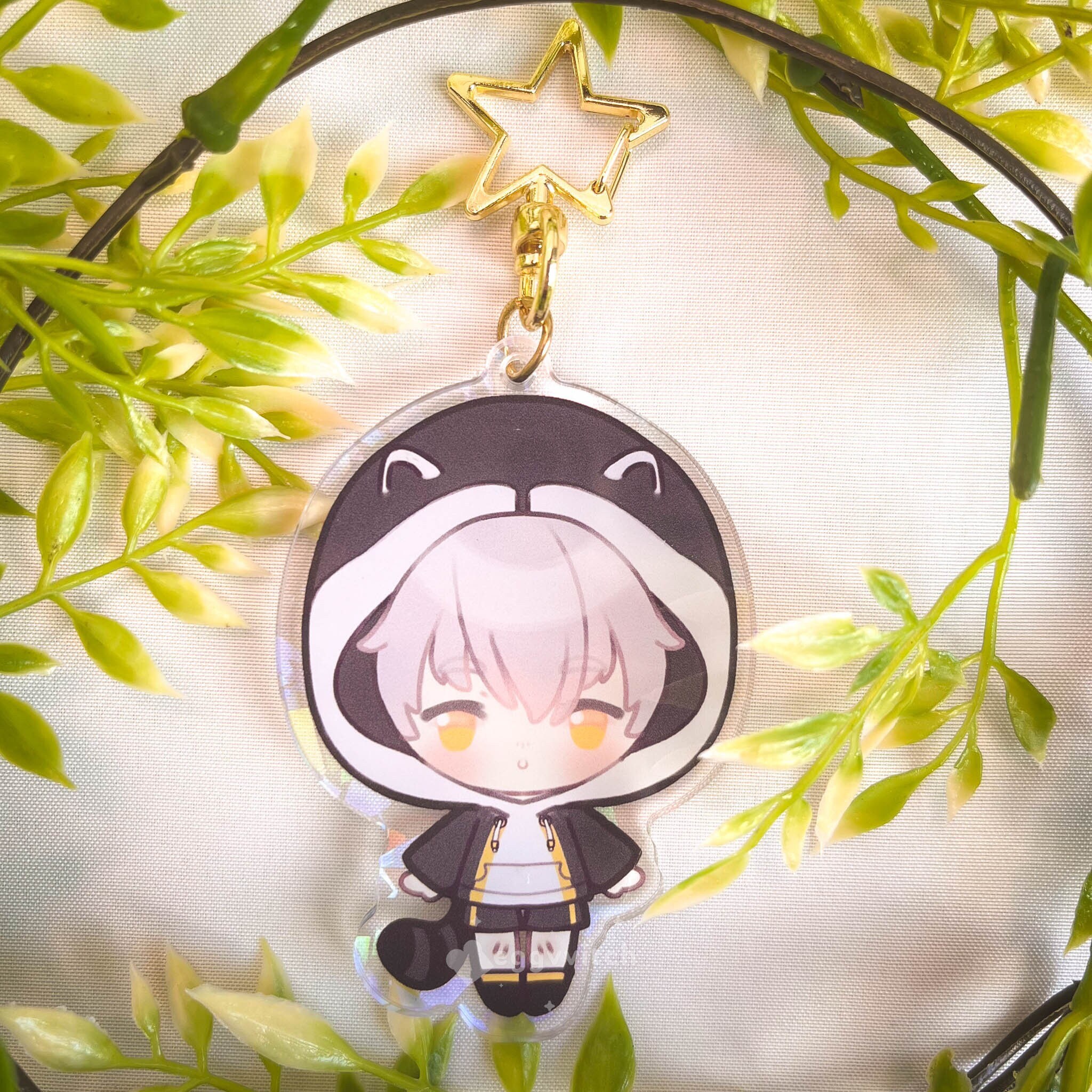 Trailblazer Caelus Holographic Acrylic Charm Honkai Star Rail - Etsy