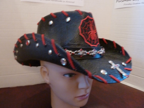 Rock And Roll Leather Cowboy Hats Hotsell | emergencydentistry.com