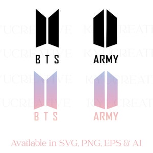 BTS ARMY Logo, Kpop SVG Vector File, Bts Logo Cricut File, Bts Svg for ...