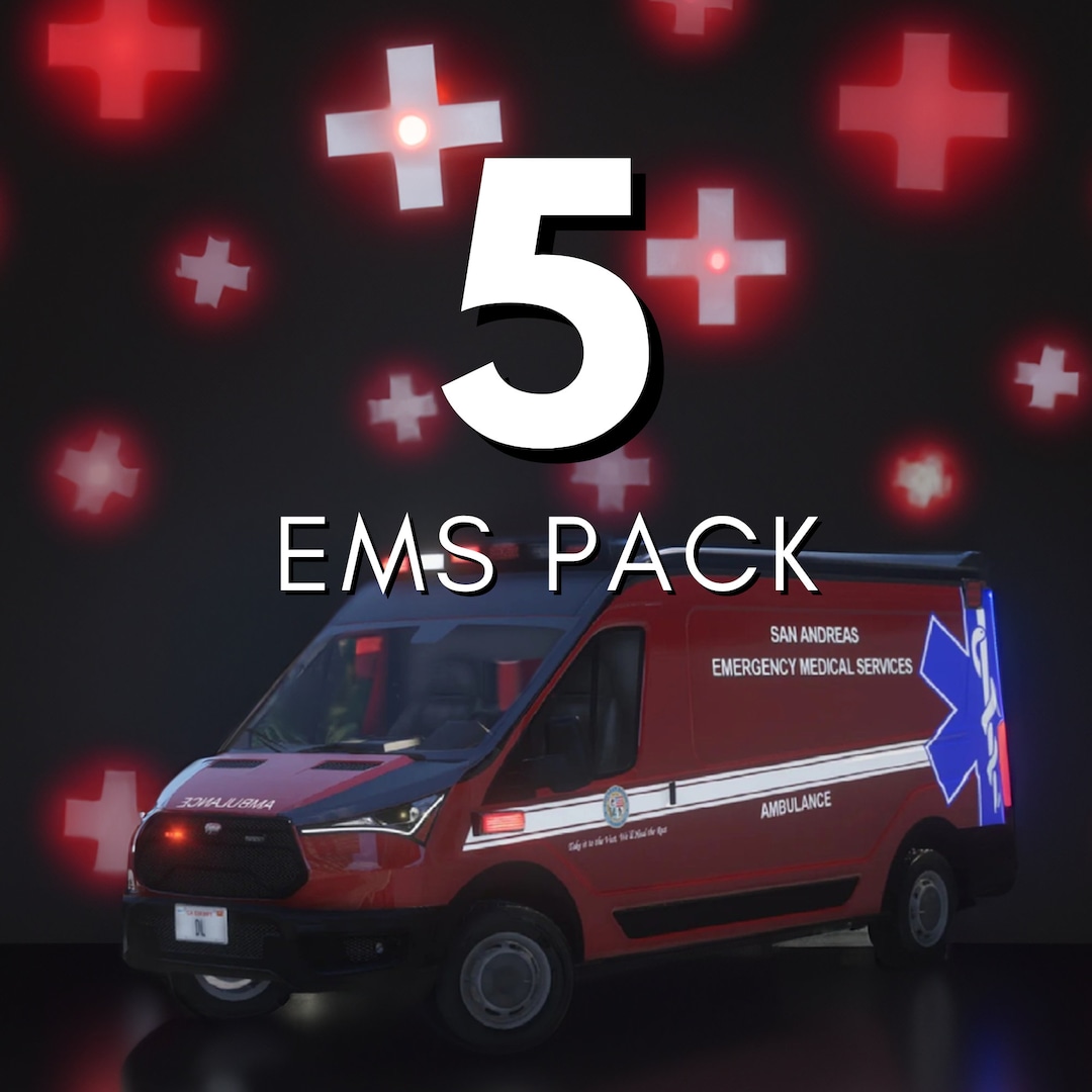 Fivem EMS Pack 5 Vehicles Fivem Ready Optimized - Etsy Denmark