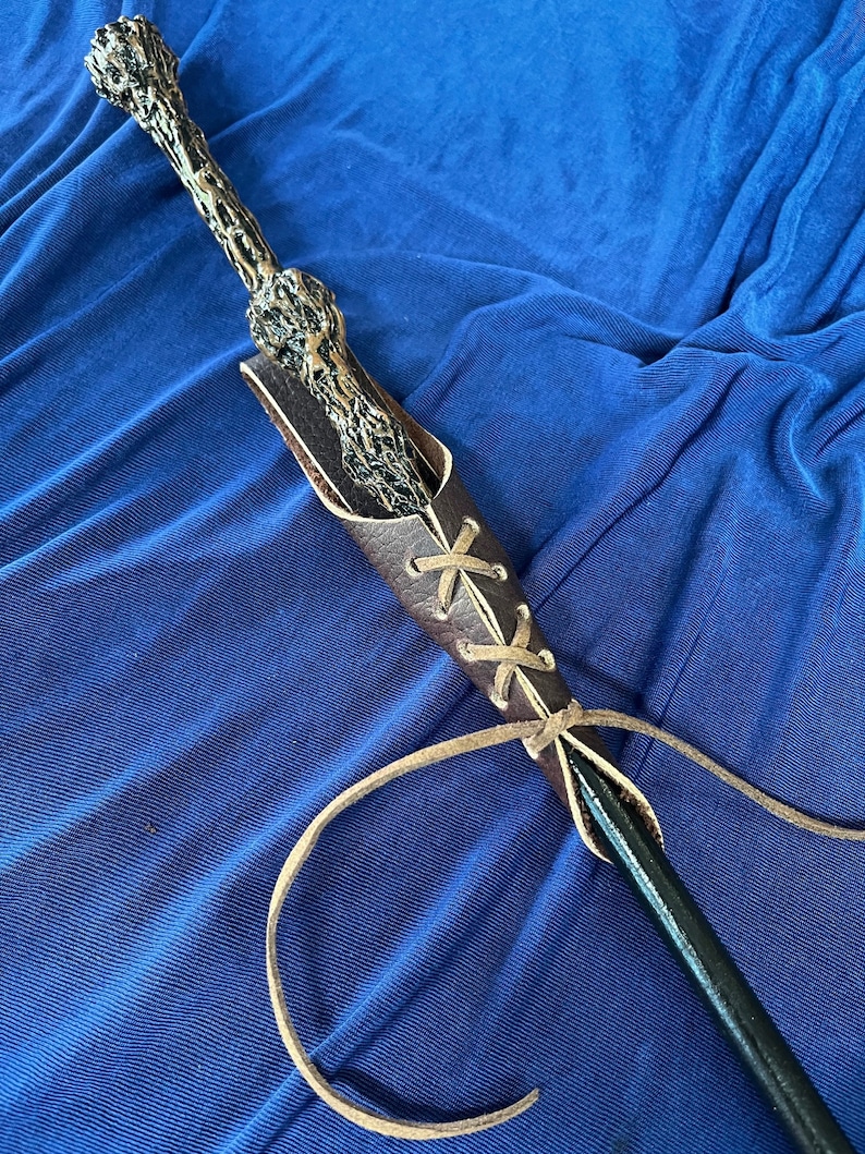 Adjustable Leather Wand Holster for Wizards Witches and - Etsy