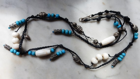 LOT 2 Ethnic Tribal Boho Hippie Necklaces. Handma… - image 7