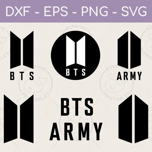 BTS Army Logo Bundle Svg Png Dxf Eps Bangtan Kpop - Etsy