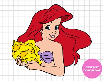 Little Mermaid Svg | Etsy