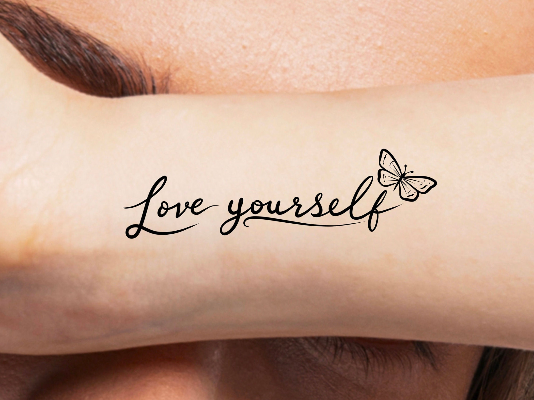 Buy Love Yourself First Temporary Tattoo Online in India  Etsy