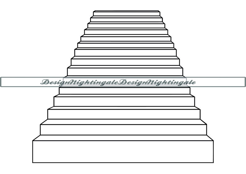 Stairs SVG Stairs Outline SVG Staircase SVG Stairs Clipart - Etsy